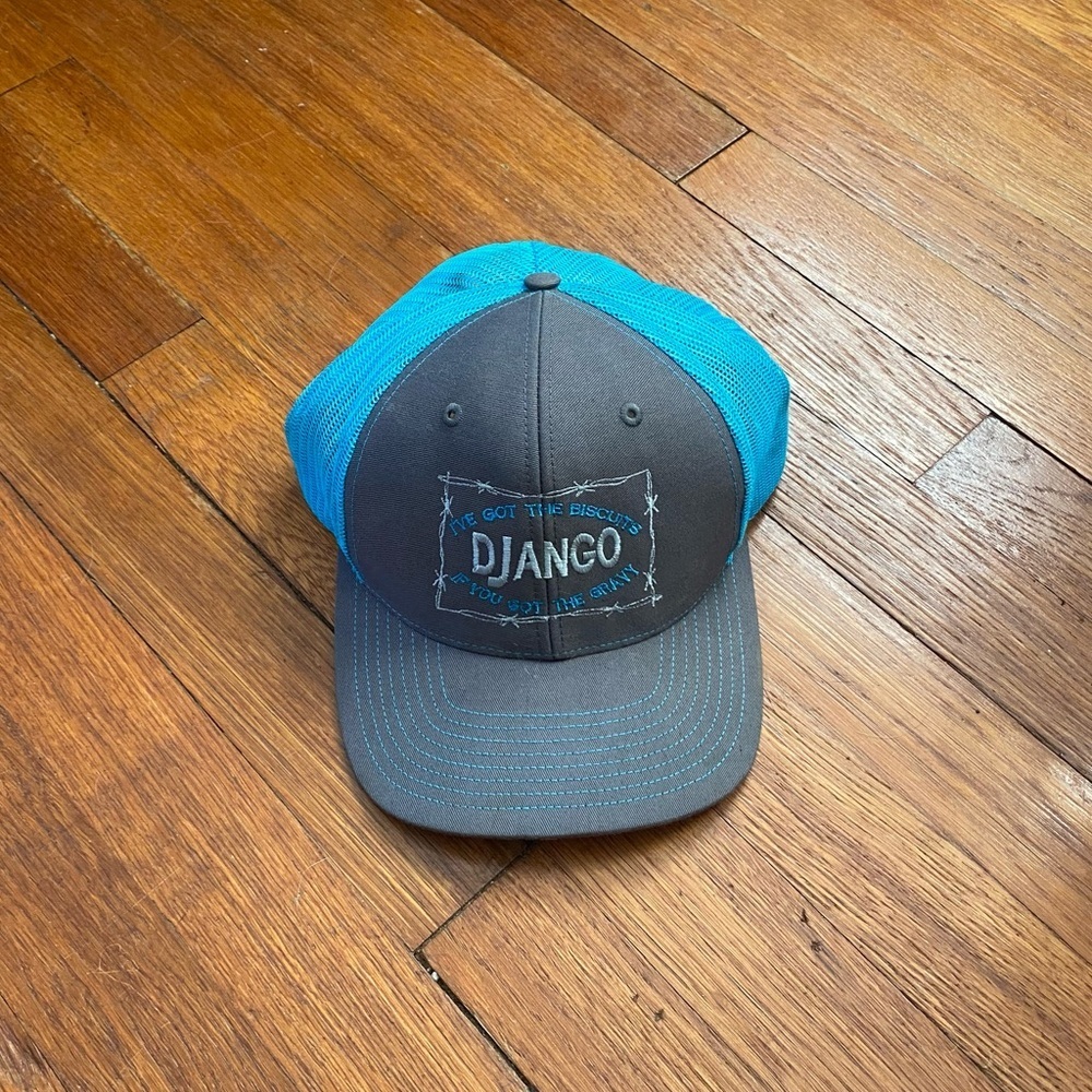 Gray and Blue DJANGO Ball Cap